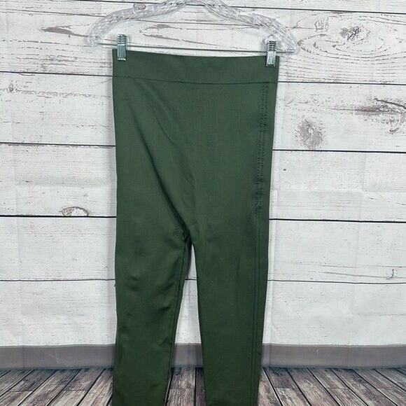 Blanqi Maternity Leggings Womens Large Green High Compression Comfort Support - Picture 4 of 8